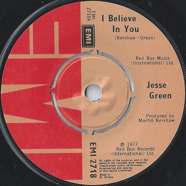Jesse Green : I Believe In You (7")