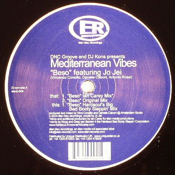 Mediterranean Vibes : Beso (12")