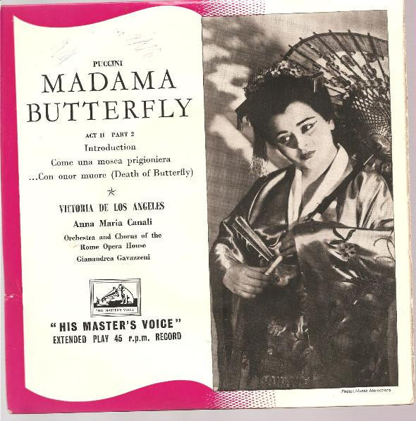 Giacomo Puccini, Orchestra Del Teatro Dell'Opera Di Roma And Coro Del Teatro Dell'Opera Di Roma : Madama Butterfly (Act II, Part 2) (7", Single)