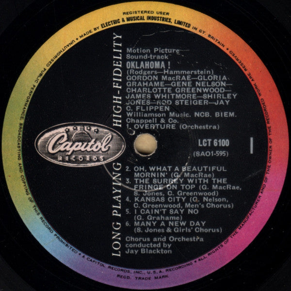Rodgers & Hammerstein : Oklahoma! (LP, Album, Mono, RP)