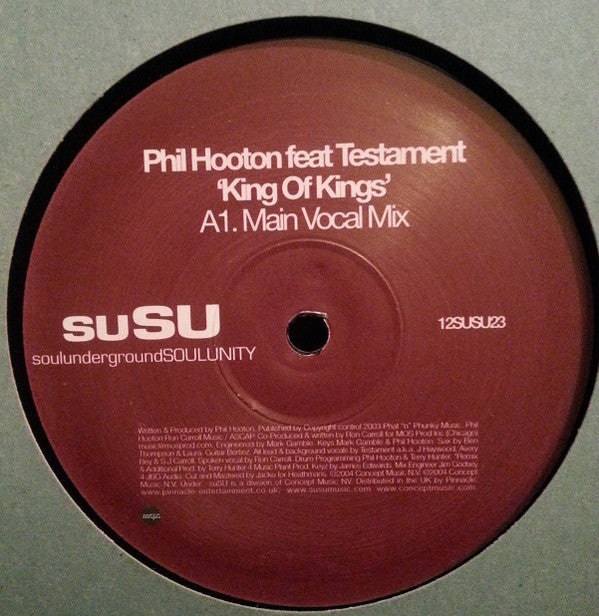 Phil Hooton Featuring Testament : King Of Kings (12")