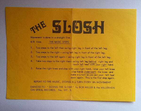 Bob Miller & The Millermen : Doin' The Slosh (7", Single)