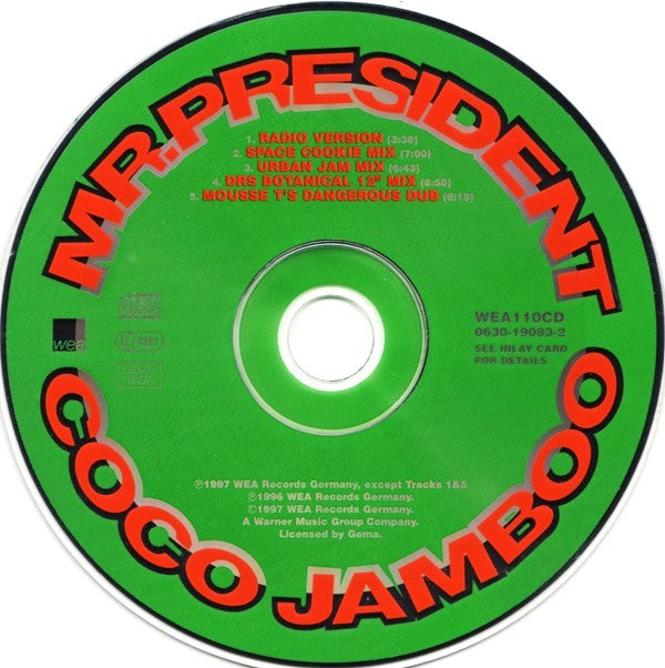 Mr. President : Coco Jamboo (The Mixes) (CD, Maxi)