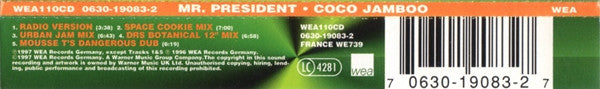 Mr. President : Coco Jamboo (The Mixes) (CD, Maxi)