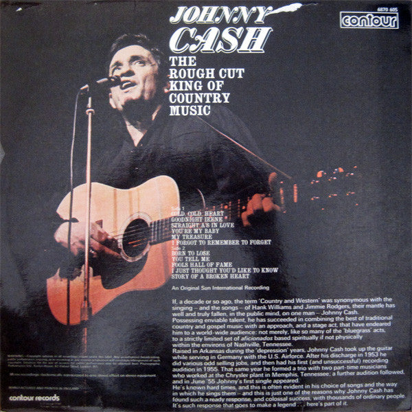 Johnny Cash : The Rough Cut King Of Country Music (LP, Comp)