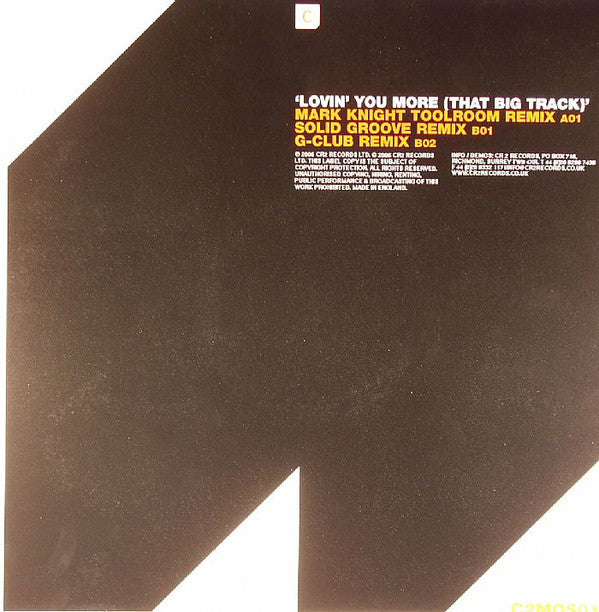 Steve Mac & Steve Smith (2) : Lovin' You More (That Big Track) (12", Ltd, Promo)
