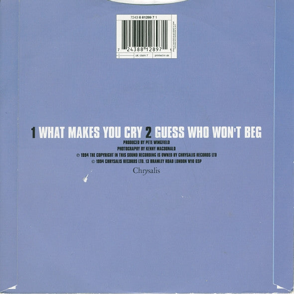 The Proclaimers : What Makes You Cry (7")