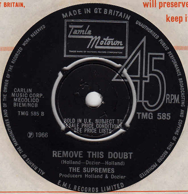 The Supremes : You Keep Me Hangin' On (7", Single, Kno)