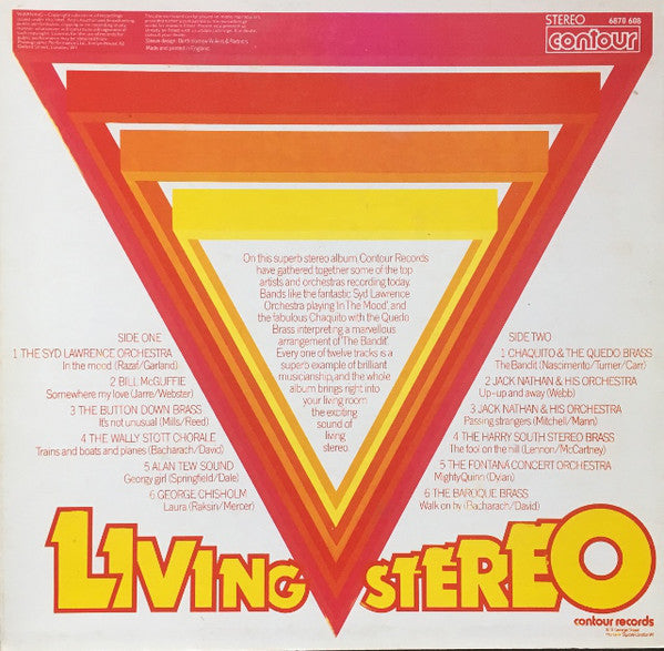Various : Living Stereo (LP, Comp, Smplr)