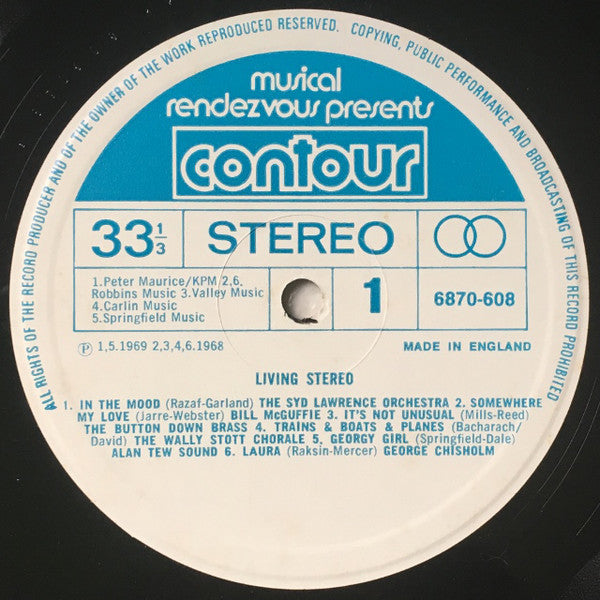 Various : Living Stereo (LP, Comp, Smplr)