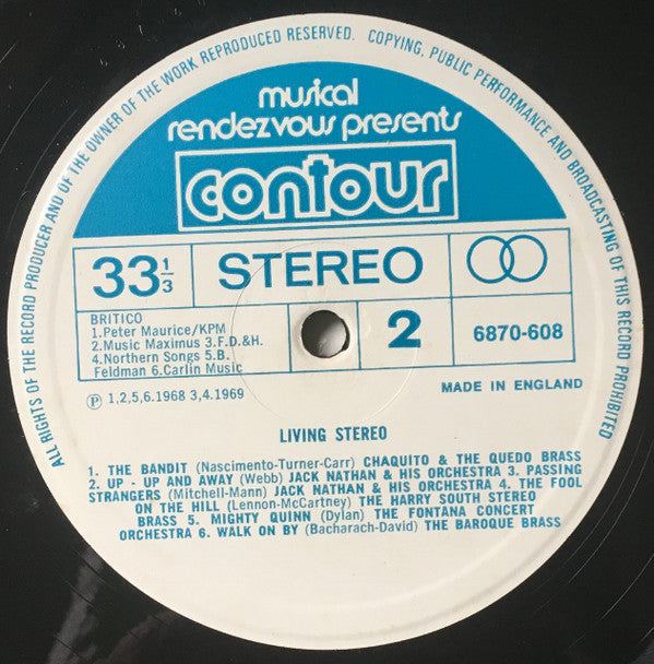 Various : Living Stereo (LP, Comp, Smplr)