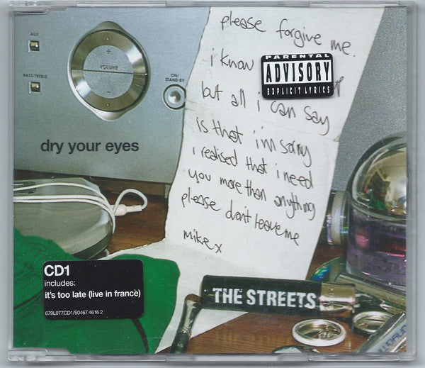 The Streets : Dry Your Eyes (CD, Single, 1/2)