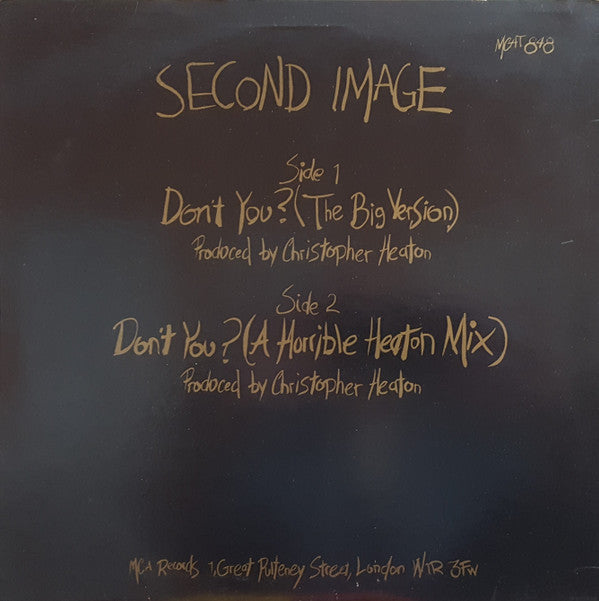 Second Image : Don't You (12")