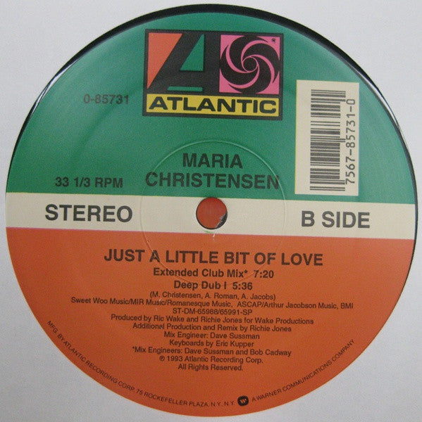 Maria Christensen : Just A Little Bit Of Love (12")