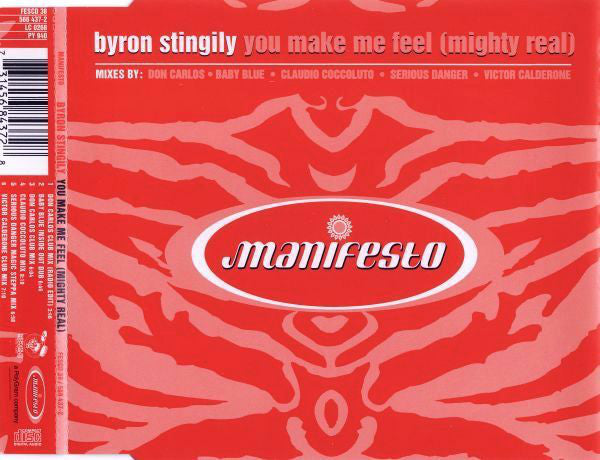 Byron Stingily : You Make Me Feel (Mighty Real) (CD, Single)