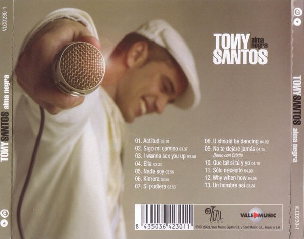 Tony Santos : Alma Negra (CD, Album)