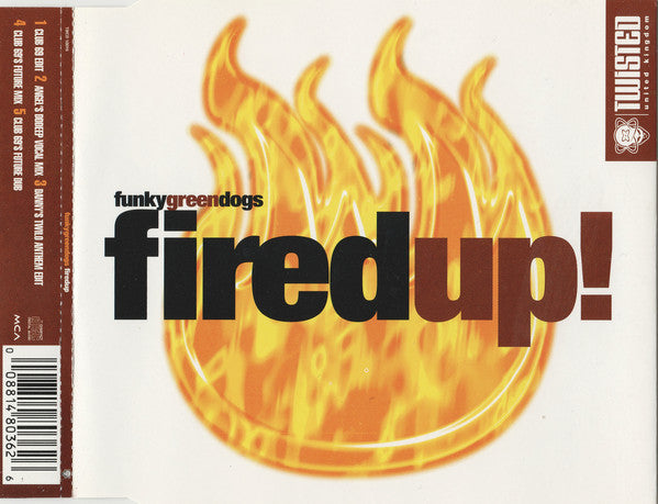 Funky Green Dogs : Firedup! (CD, Single)