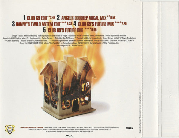 Funky Green Dogs : Firedup! (CD, Single)