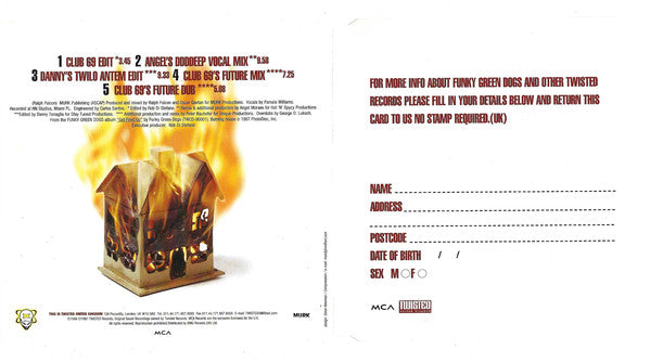 Funky Green Dogs : Firedup! (CD, Single)