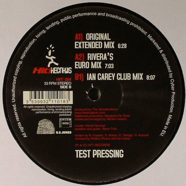 D.S. Jones : I Feel Me (12", TP)