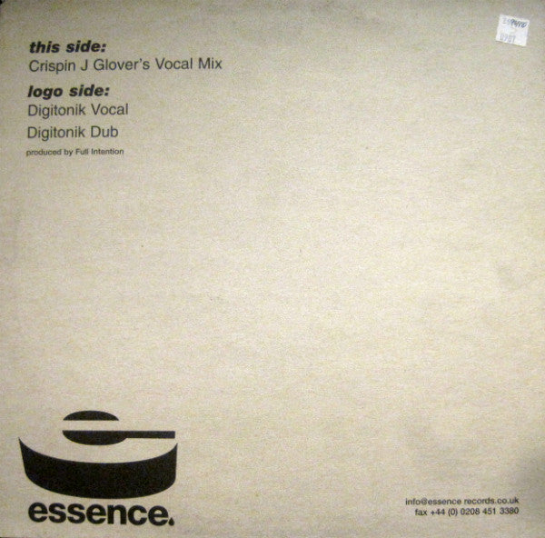 Dajaé & Full Intention : What Do You Want? (Crispin J Glover & DJ Digit Mixes) (12")
