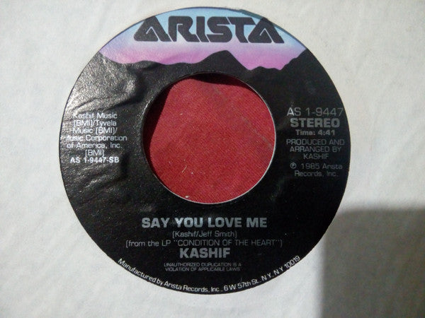 Kashif : Dancing In The Dark (Heart To Heart) (7", Single)