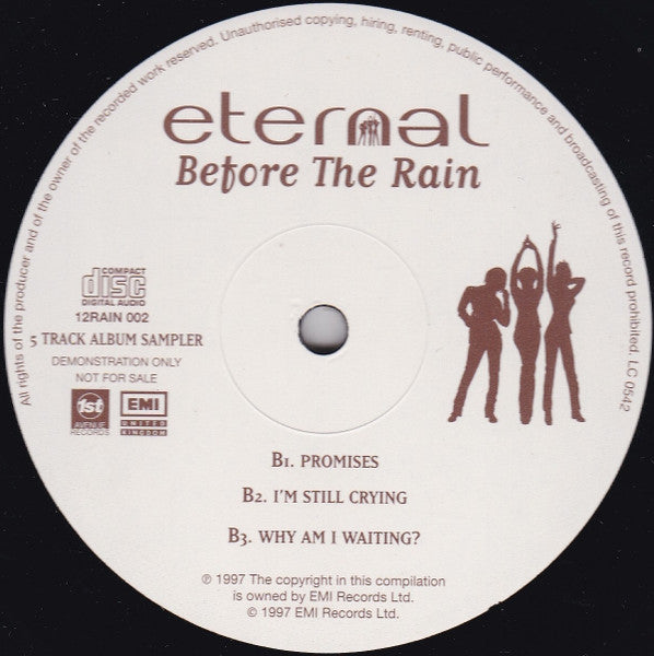 Eternal (2) : Before The Rain (12", Promo, Smplr)