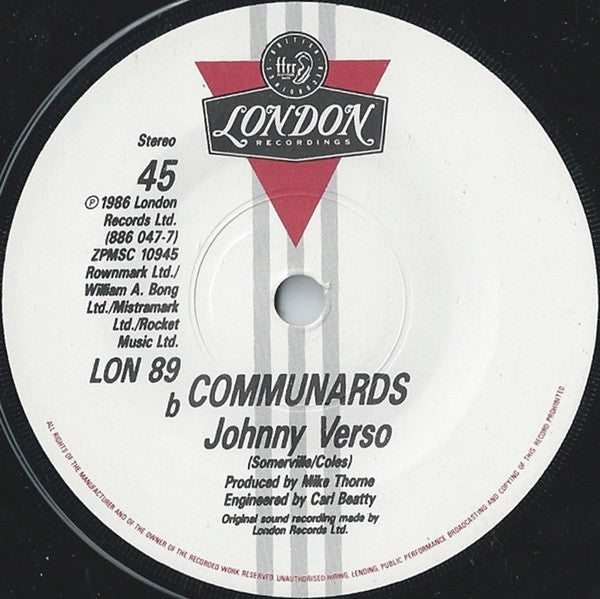The Communards : Disenchanted (7")