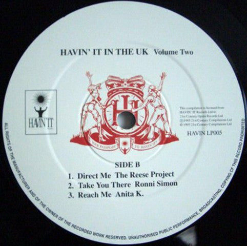 Craig Jensen : Havin'It In The U.K. Volume 2 (2xLP, Mixed)