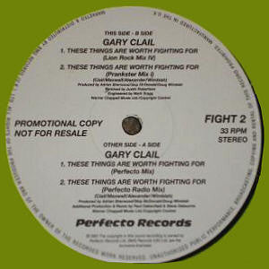 Gary Clail & On-U Sound System : These Things Are Worth Fighting For (12", Promo)