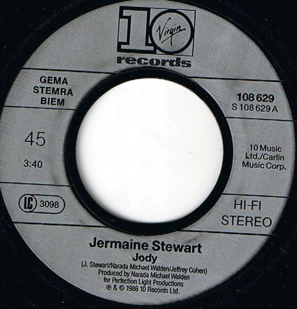 Jermaine Stewart : Jody (7", Single)