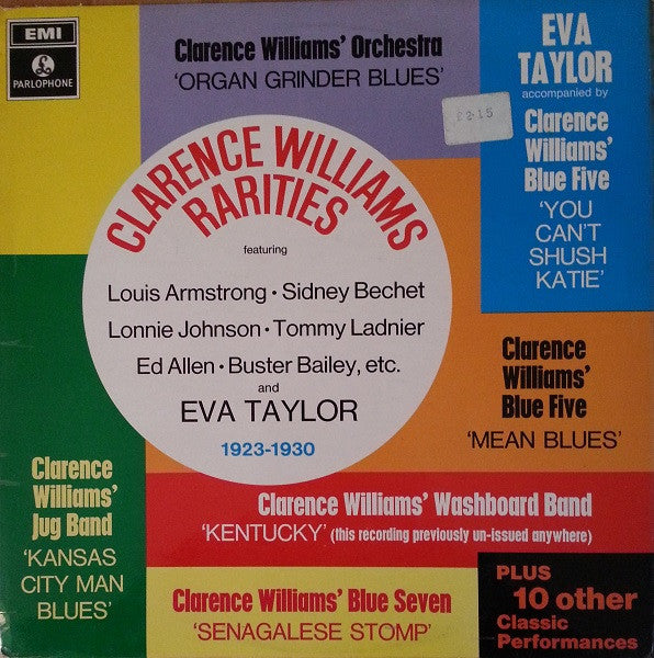 Clarence Williams : Clarence Williams Rarities (LP, Comp, Mono)