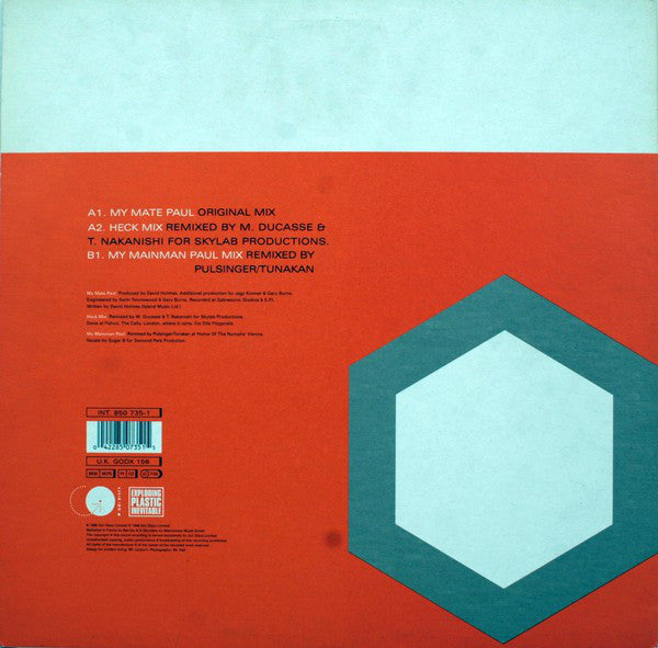 David Holmes : My Mate Paul (12", Single)