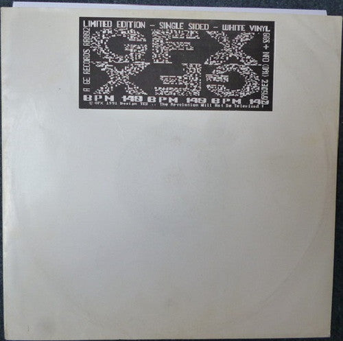 G.F.X. : The Revolution Will Not Be Televised! (12", S/Sided, Ltd, Whi)