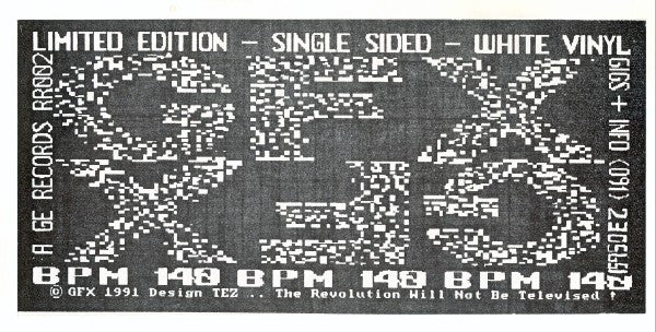 G.F.X. : The Revolution Will Not Be Televised! (12", S/Sided, Ltd, Whi)