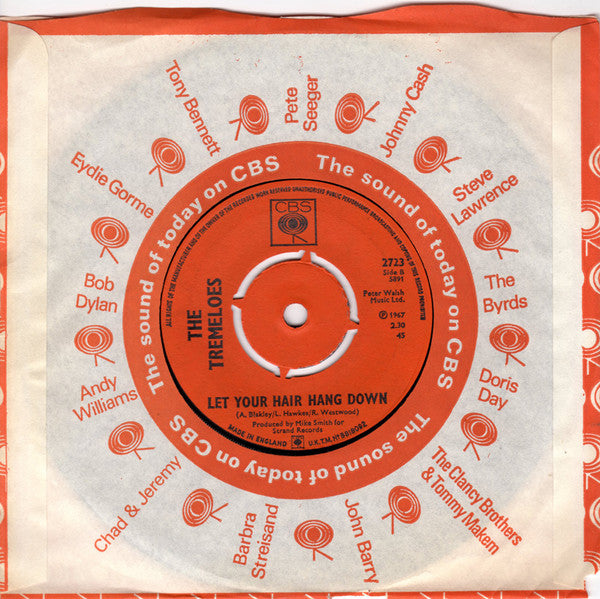 The Tremeloes : Silence Is Golden (7", Single, Pus)