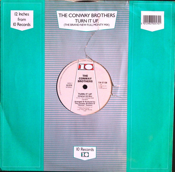 The Conway Brothers : Turn It Up (The Brand New Full Monty Mix) (12", Single)