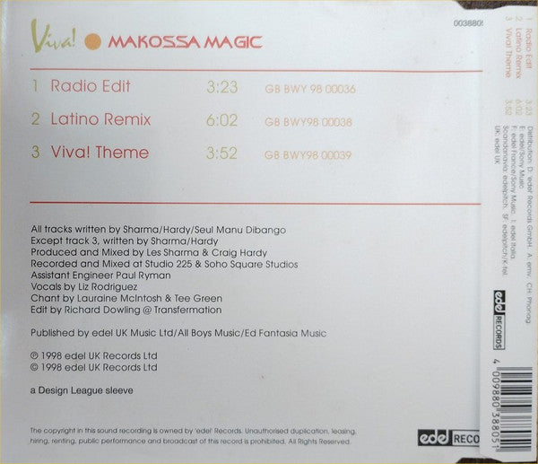 Viva! (46) : Makossa Magic (CD, Single)