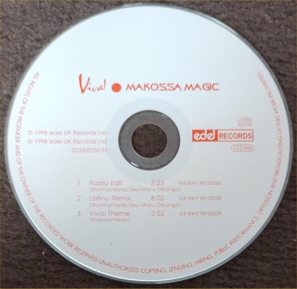 Viva! (46) : Makossa Magic (CD, Single)