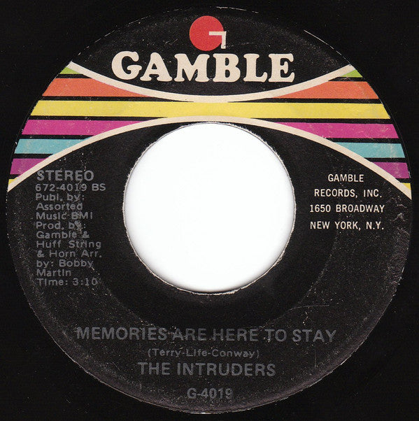 The Intruders : (Win, Place Or Show) She's A Winner (7")