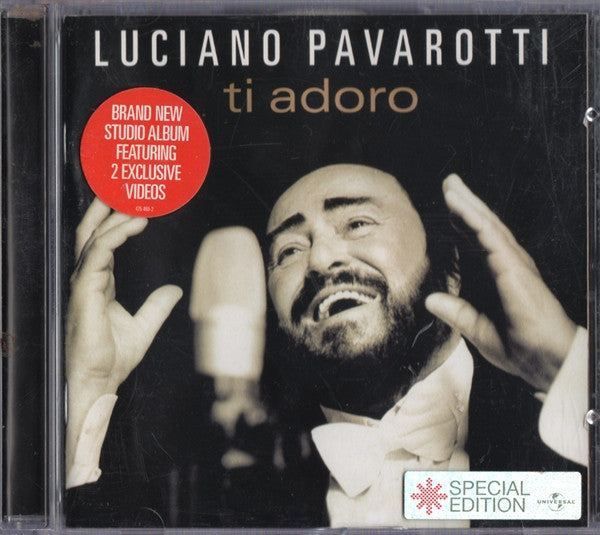 Luciano Pavarotti : Ti Adoro (CD, Album, Enh, S/Edition)