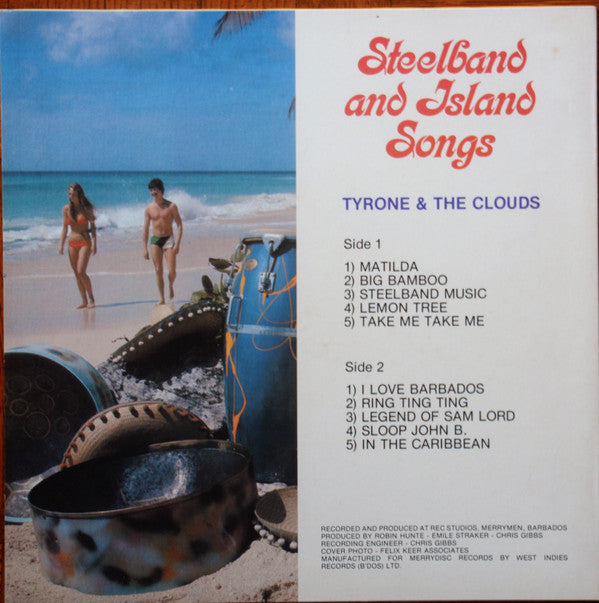 Tyrone And the Clouds : Steelband And Island Songs (LP)