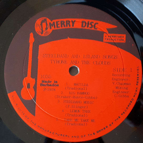Tyrone And the Clouds : Steelband And Island Songs (LP)
