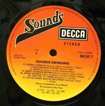 Various : Sounds Swinging (LP, Comp)