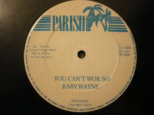 Capleton, Baby Wayne : Belly Come / You Can't Wok So (12")