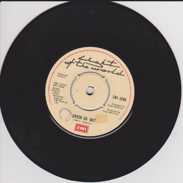 Light Of The World : Check Us Out (7", Single)