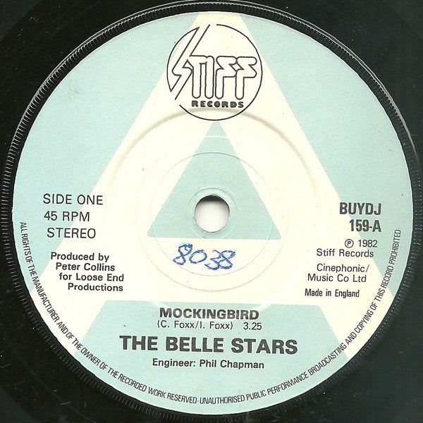 The Belle Stars : Mockingbird (7", Single, Promo)