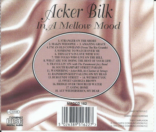 Acker Bilk : In A Mellow Mood (CD, Album)