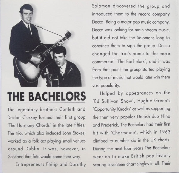 The Bachelors : The Very Best Of The Bachelors (CD, Album, Comp)