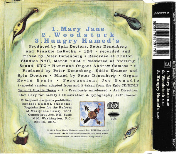 Spin Doctors : Mary Jane (CD, Single)